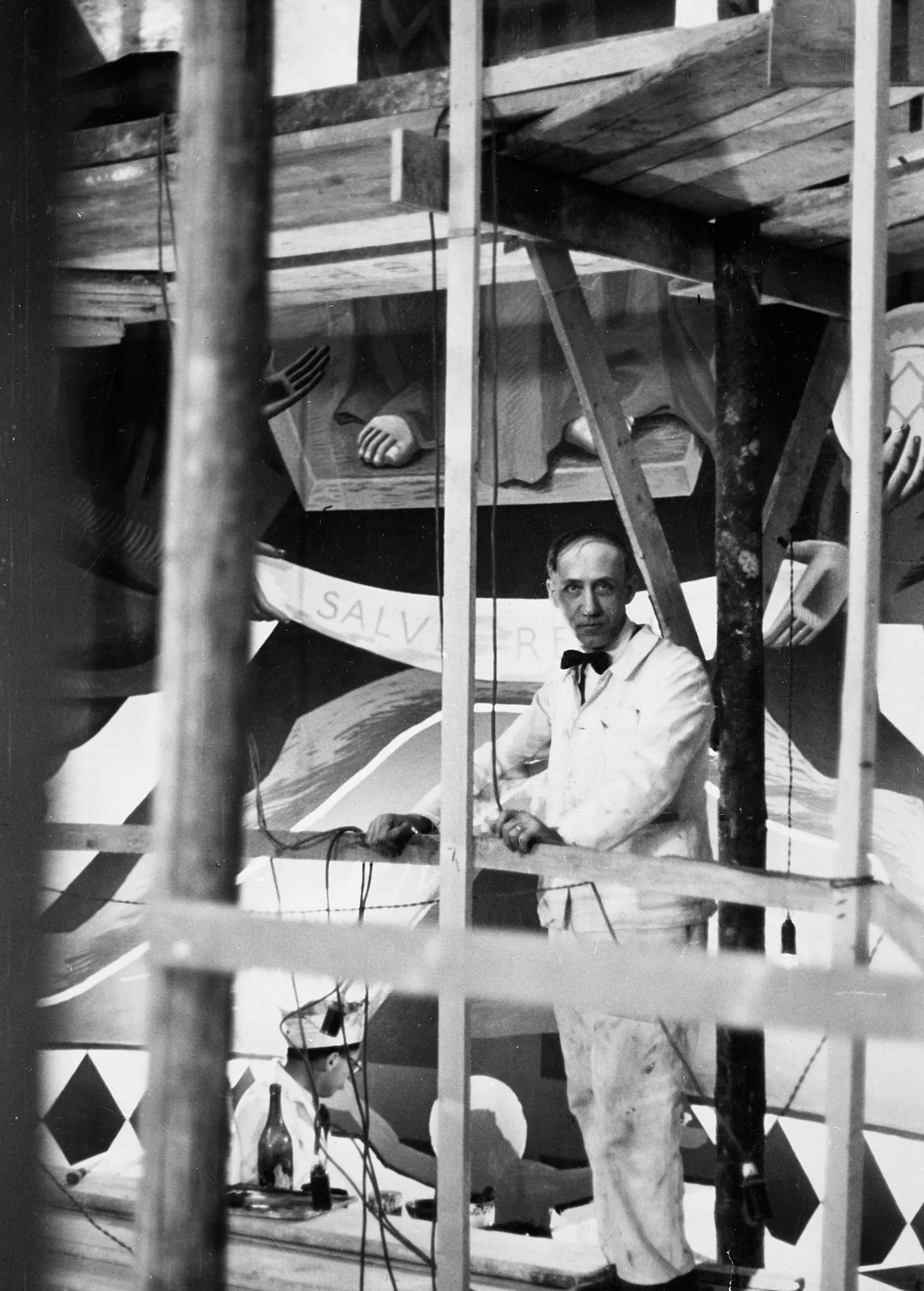 Gino Severini al lavoro a Losanna