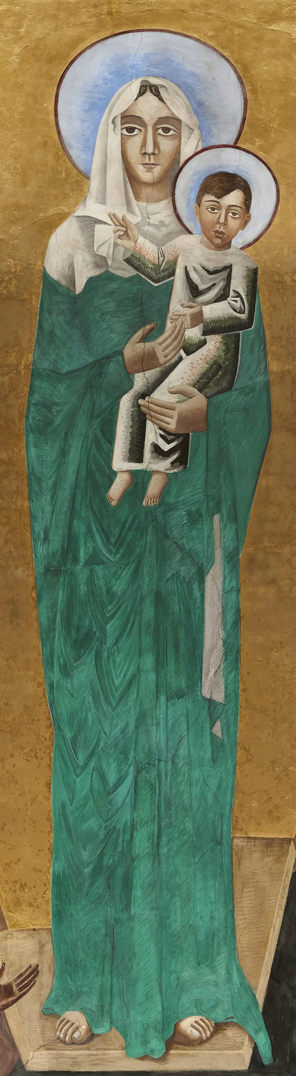 Madonna col Bambino, dettaglio (A10)